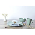 Haonai wholesale square shape ceramic plate